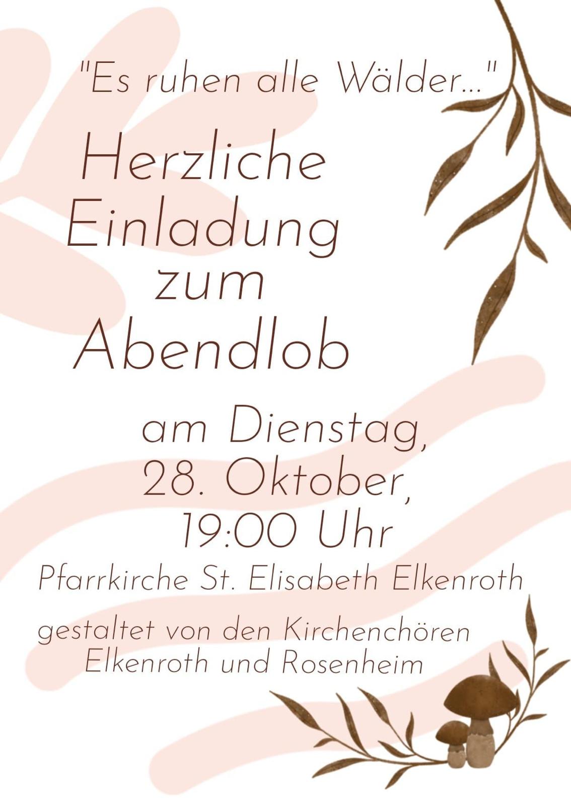 2025-10-28 Abendlob Elkenroth