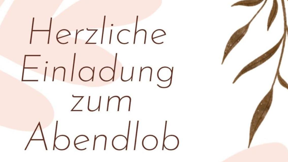 2025-10-28 Abendlob Elkenroth