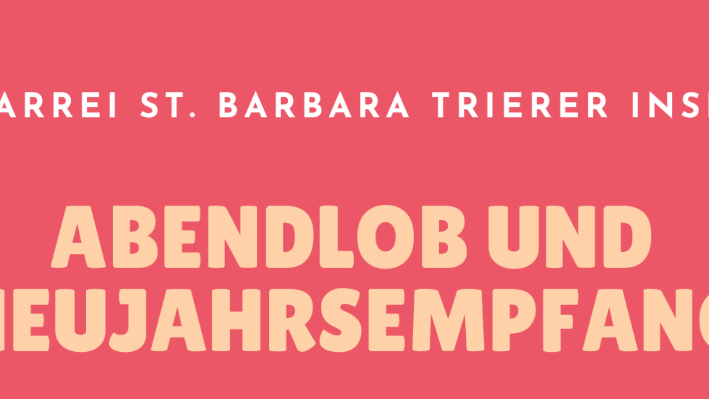 2026 St. Barbara Neujahrsempfang