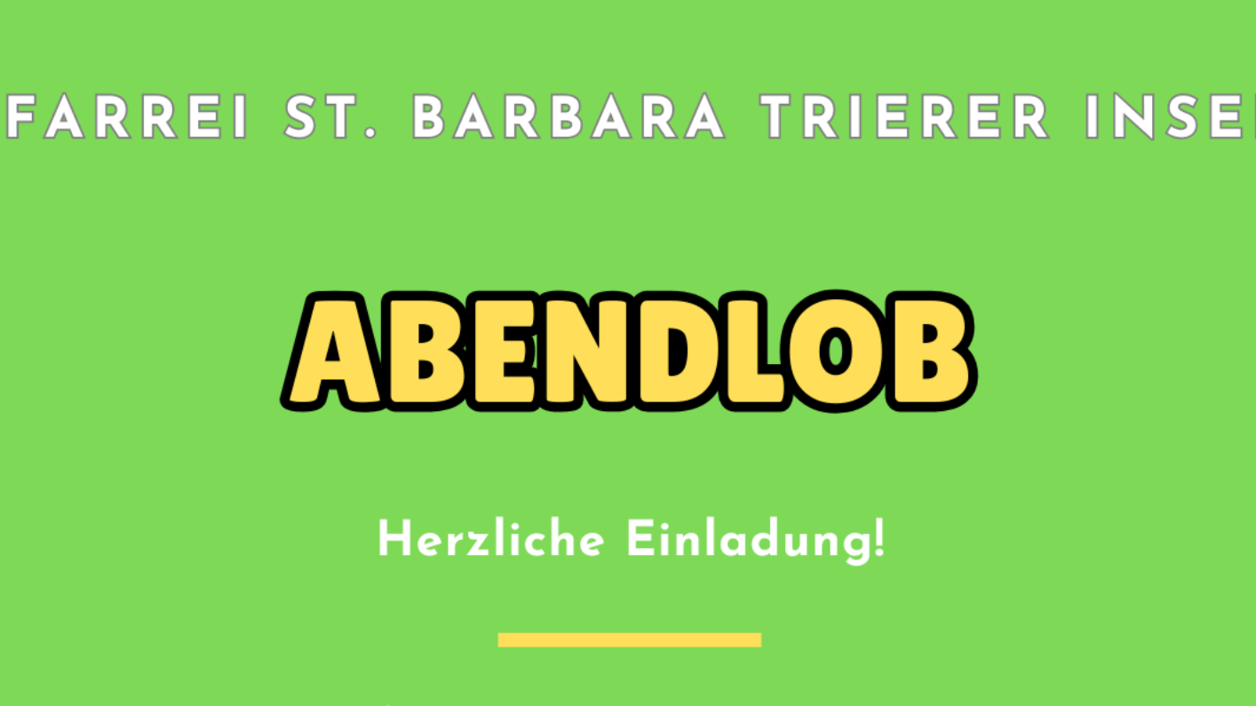2026 St. Barbara Sommerabendlob
