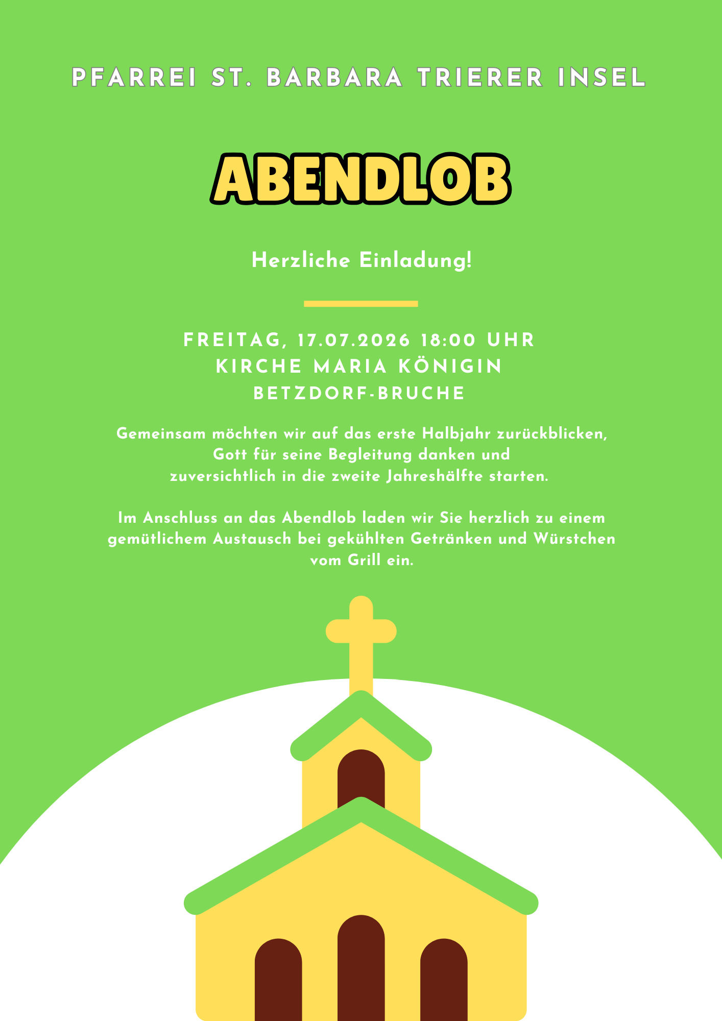 2026 St. Barbara Sommerabendlob
