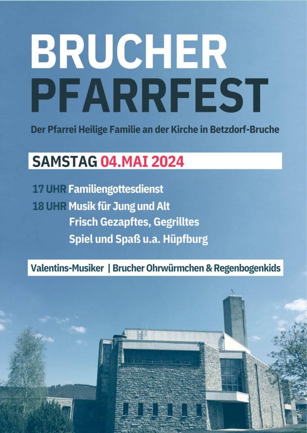 Plakat Pfarrfest 2024