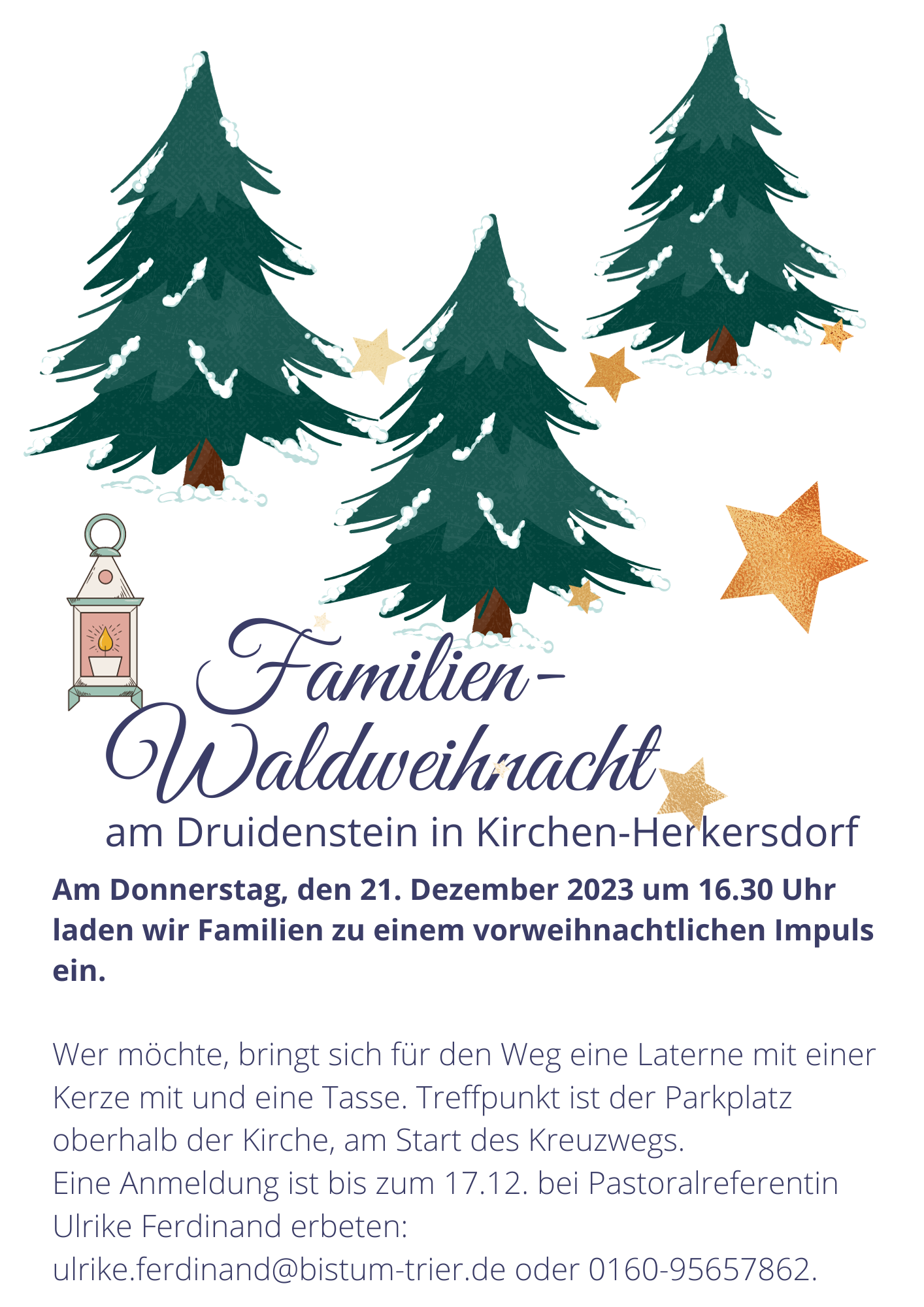 Familien-Waldweihnacht