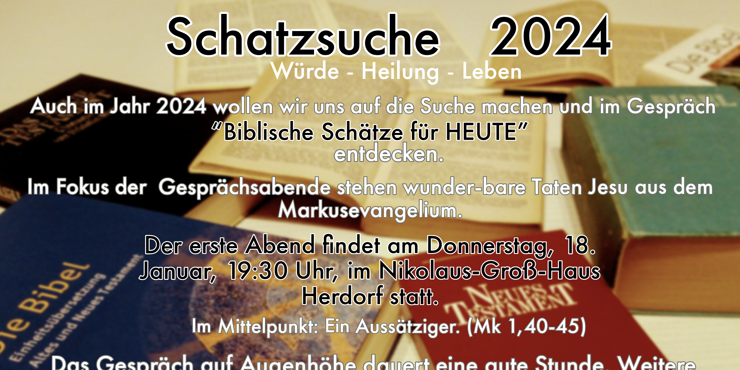 2024 Schatzsuche Herdorf Gesprächsabende