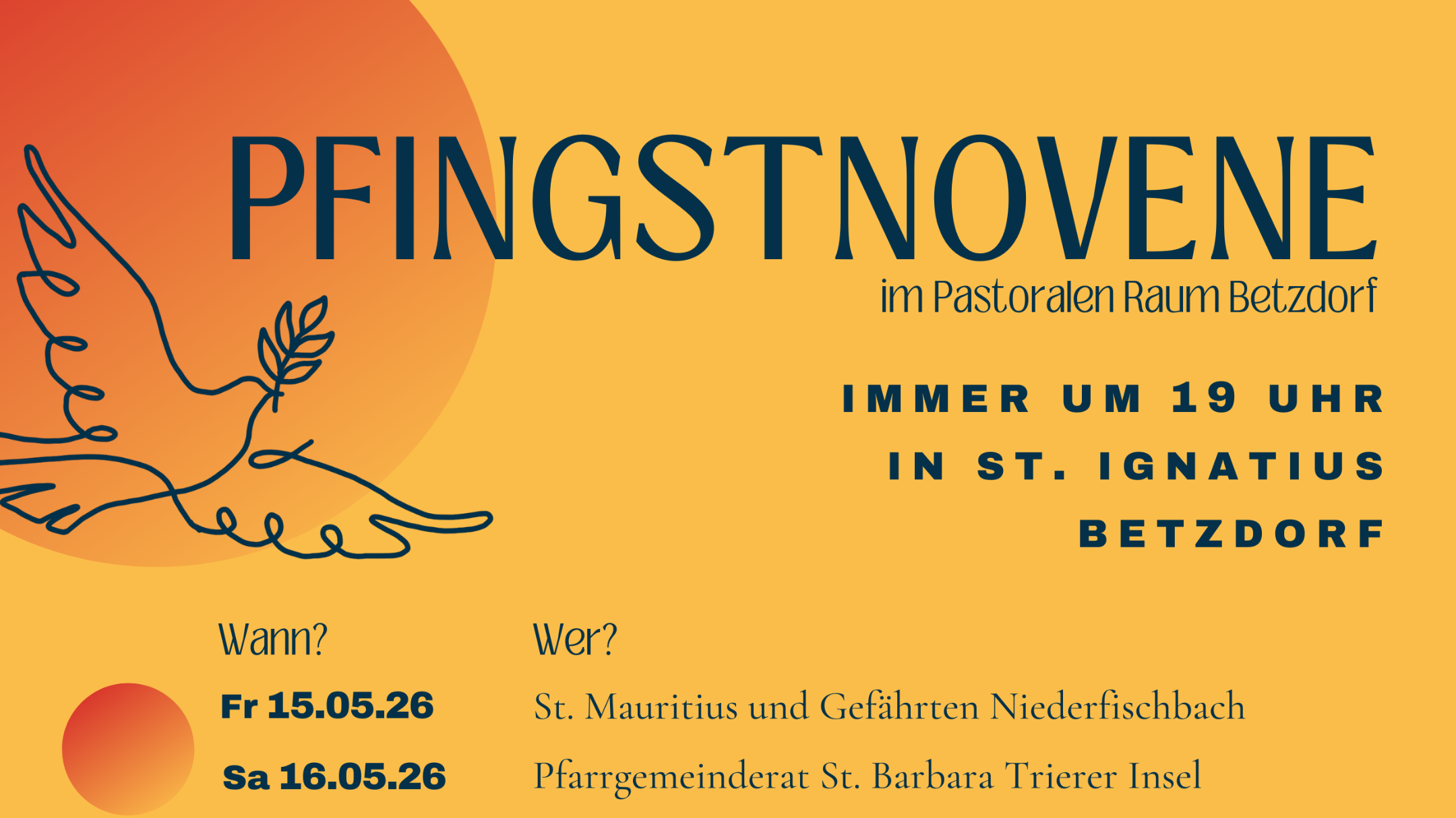 2026-05 Plakat Pfingstnovene Bet