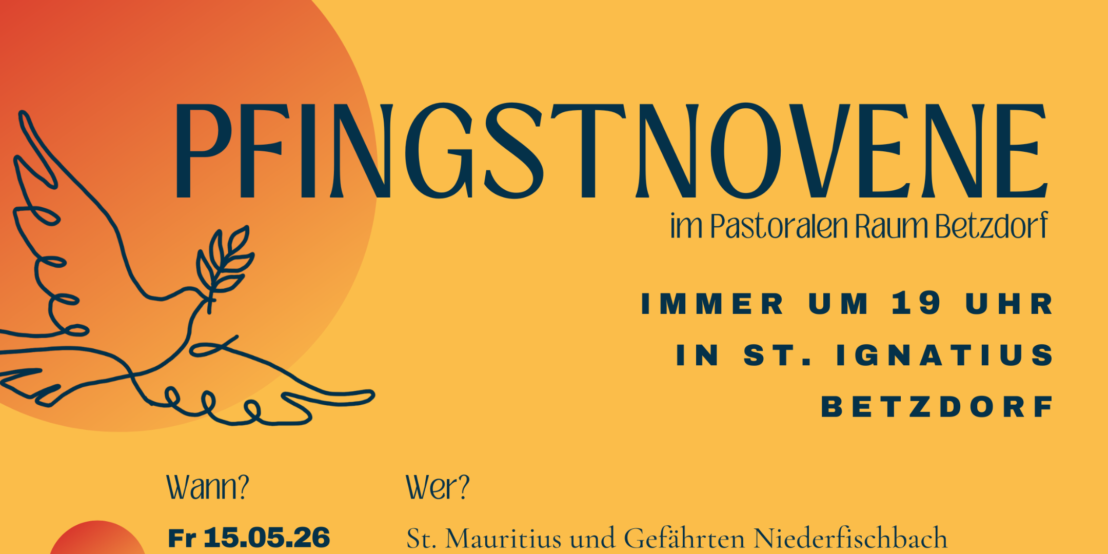 2026-05 Plakat Pfingstnovene Bet