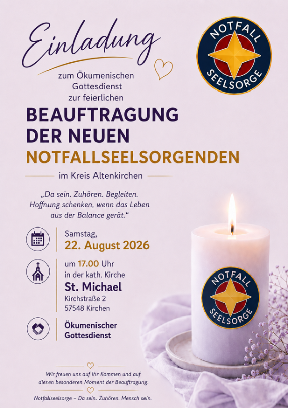 2026-08 Plakat Beauftragung Notfallseelsorgenden (c) Regine Wald 2026-08 Plakat Beauftragung Notfallseelsorgenden