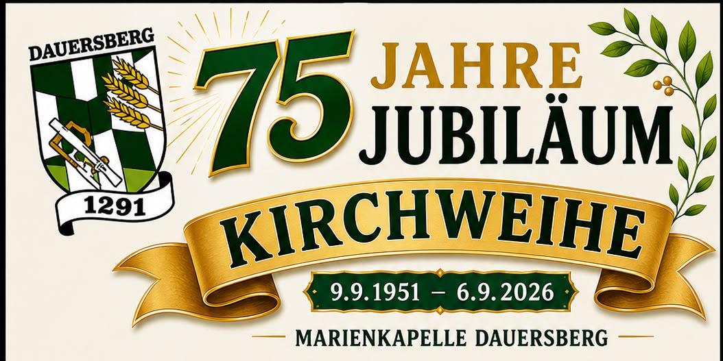 2026-09-06 Plakat Kirchweih Dauersberg