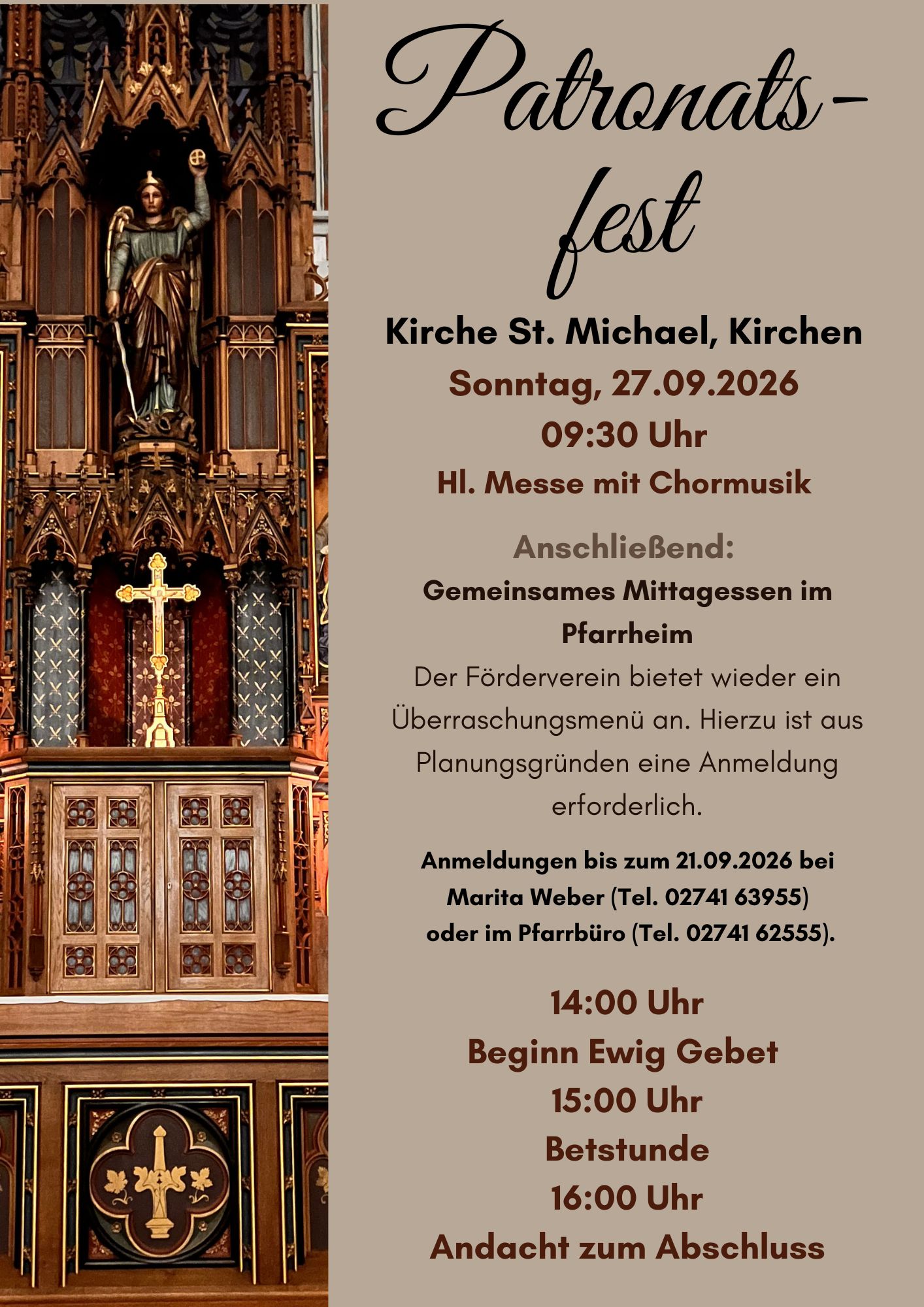 Patronatsfest Kirchen