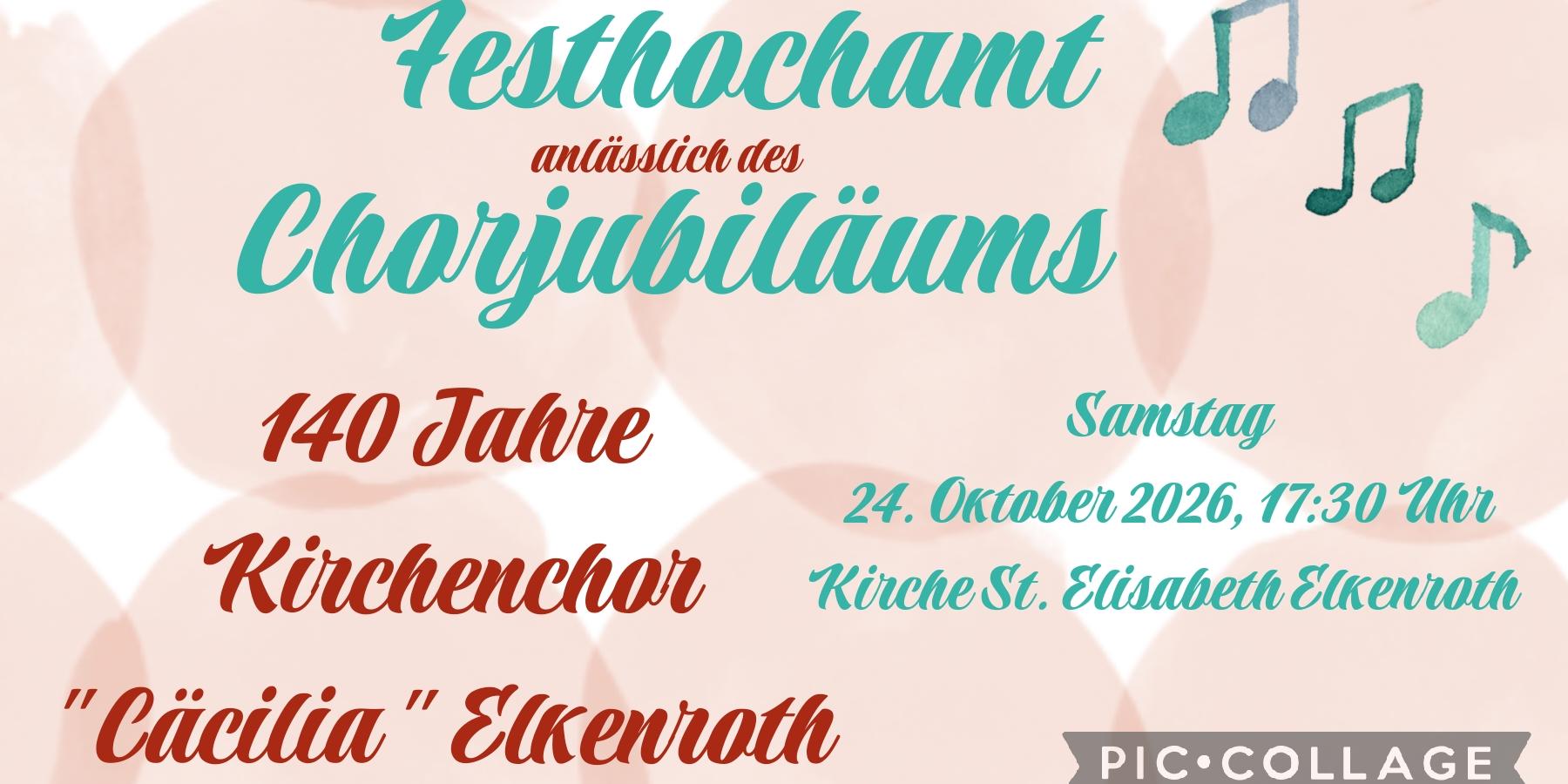 2026-10-24 Jubiläum Kirchenchor Elkenroth (c) Pfarrei St. Franziskus und St. Klara 2026-10-24 Jubiläum Kirchenchor Elkenroth