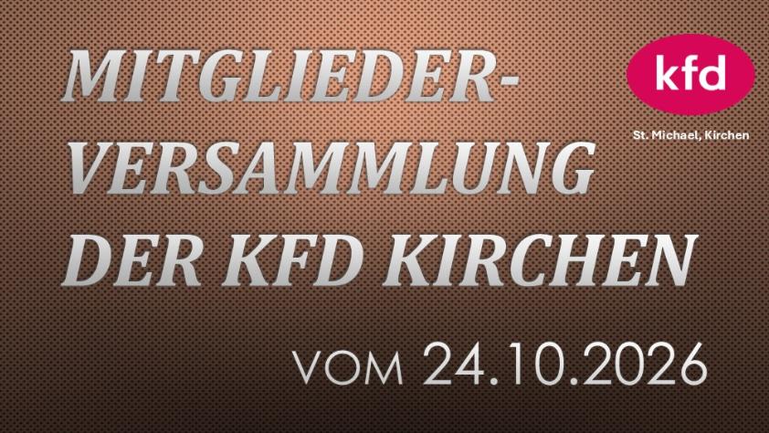 2026-10-24 Mitgliederversammlung kfd Kirchen