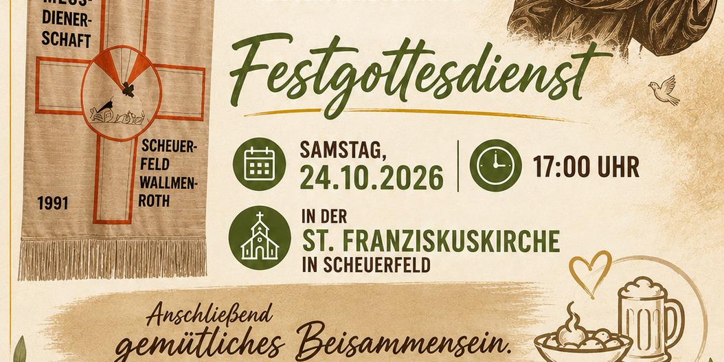 Scheuerfeld Festplakat