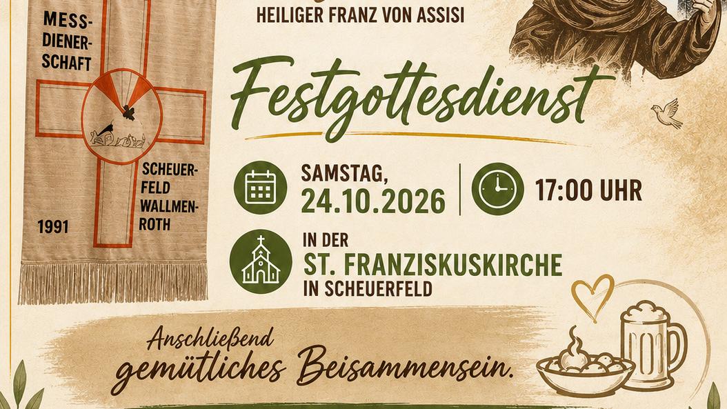 Scheuerfeld Festplakat