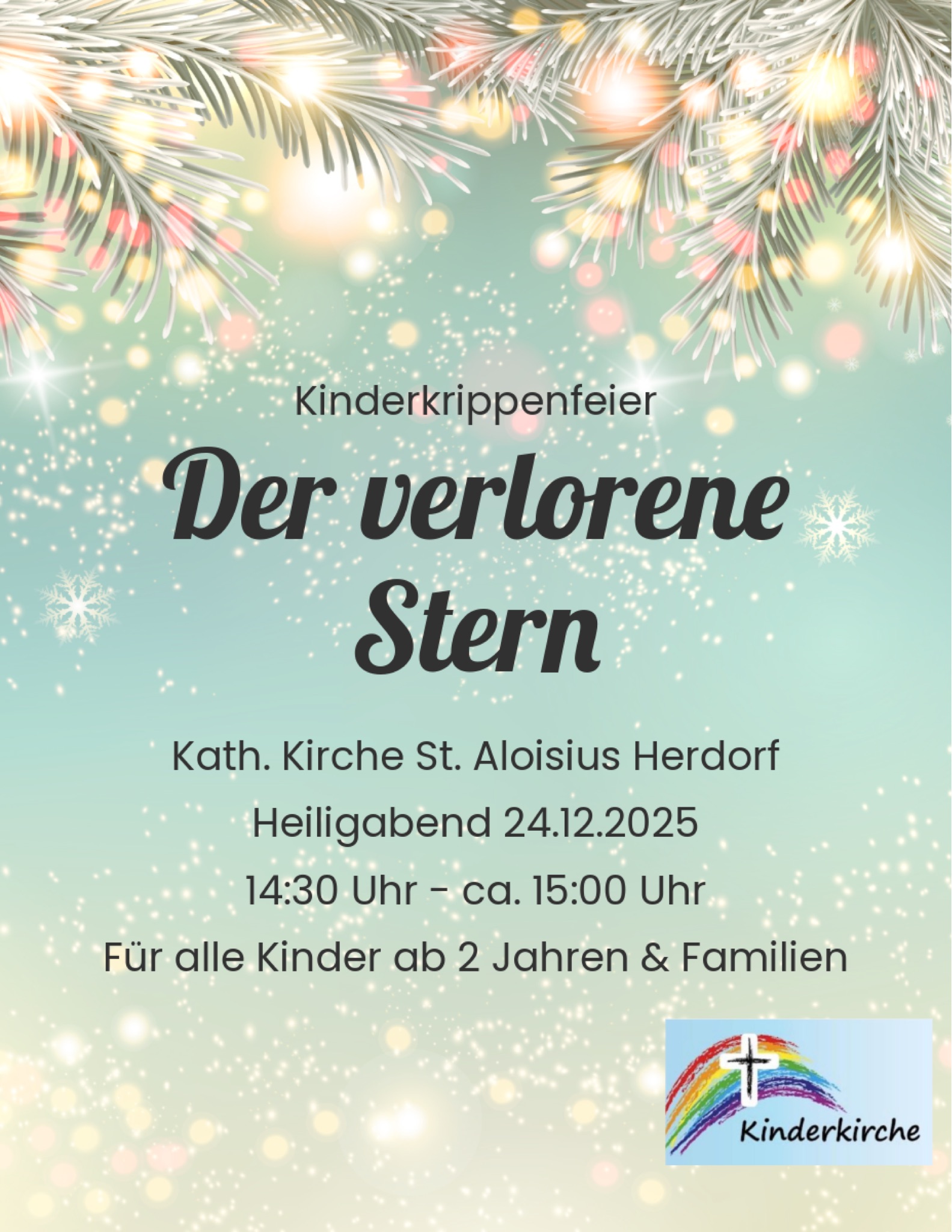 2026 Herdorf Krippenfeier Plakat