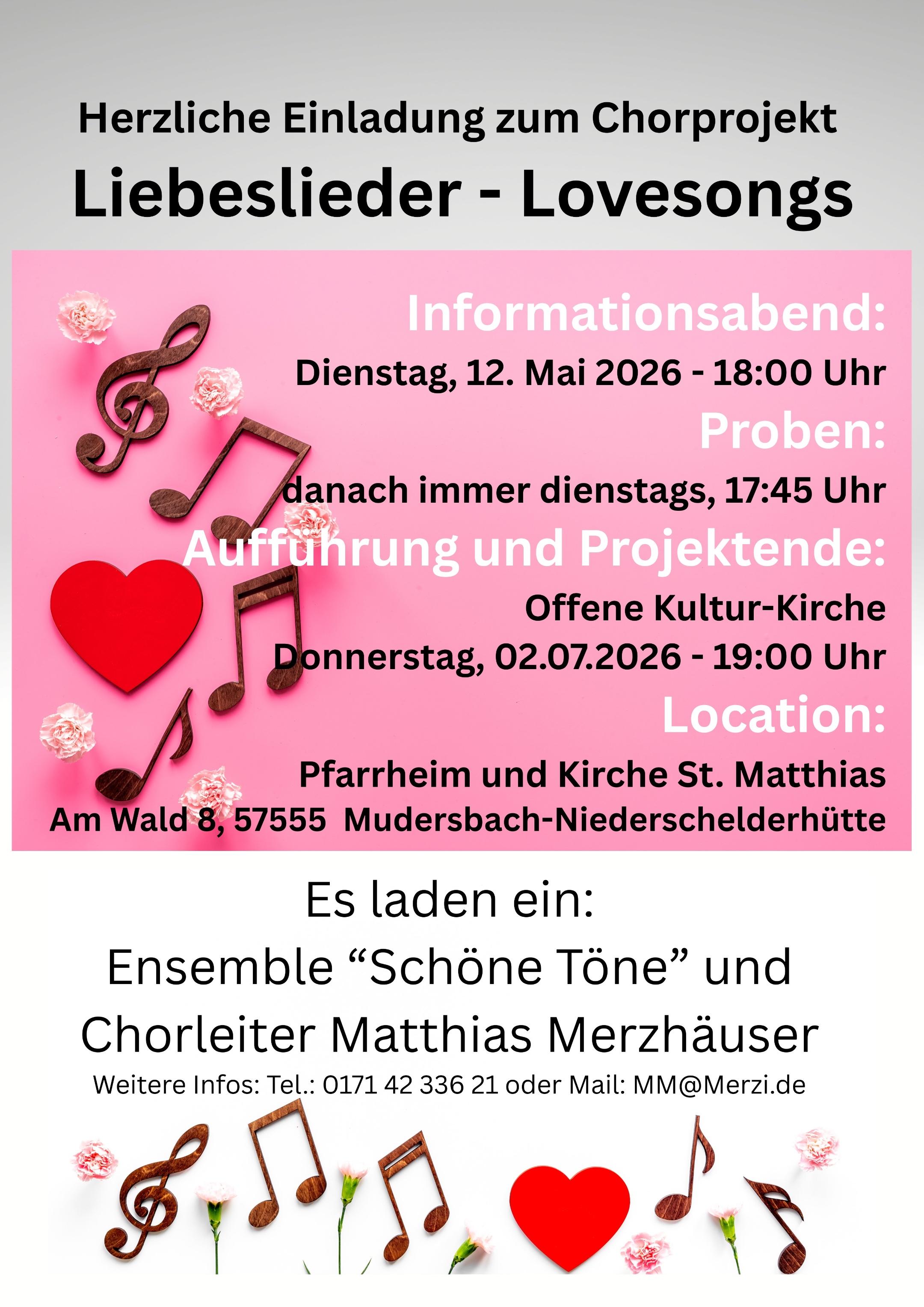 Chorprojekt Liebeslieder - Lovesongs