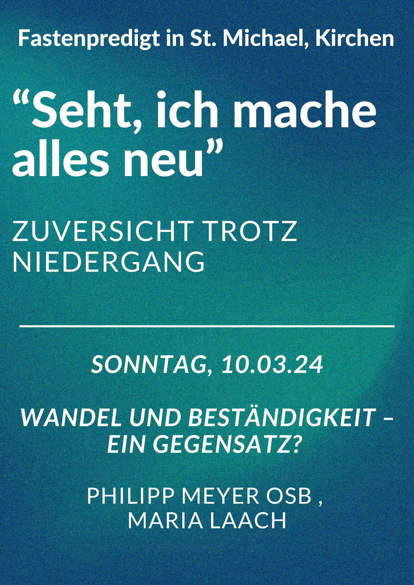 Fastenpredigt 10-03-2024