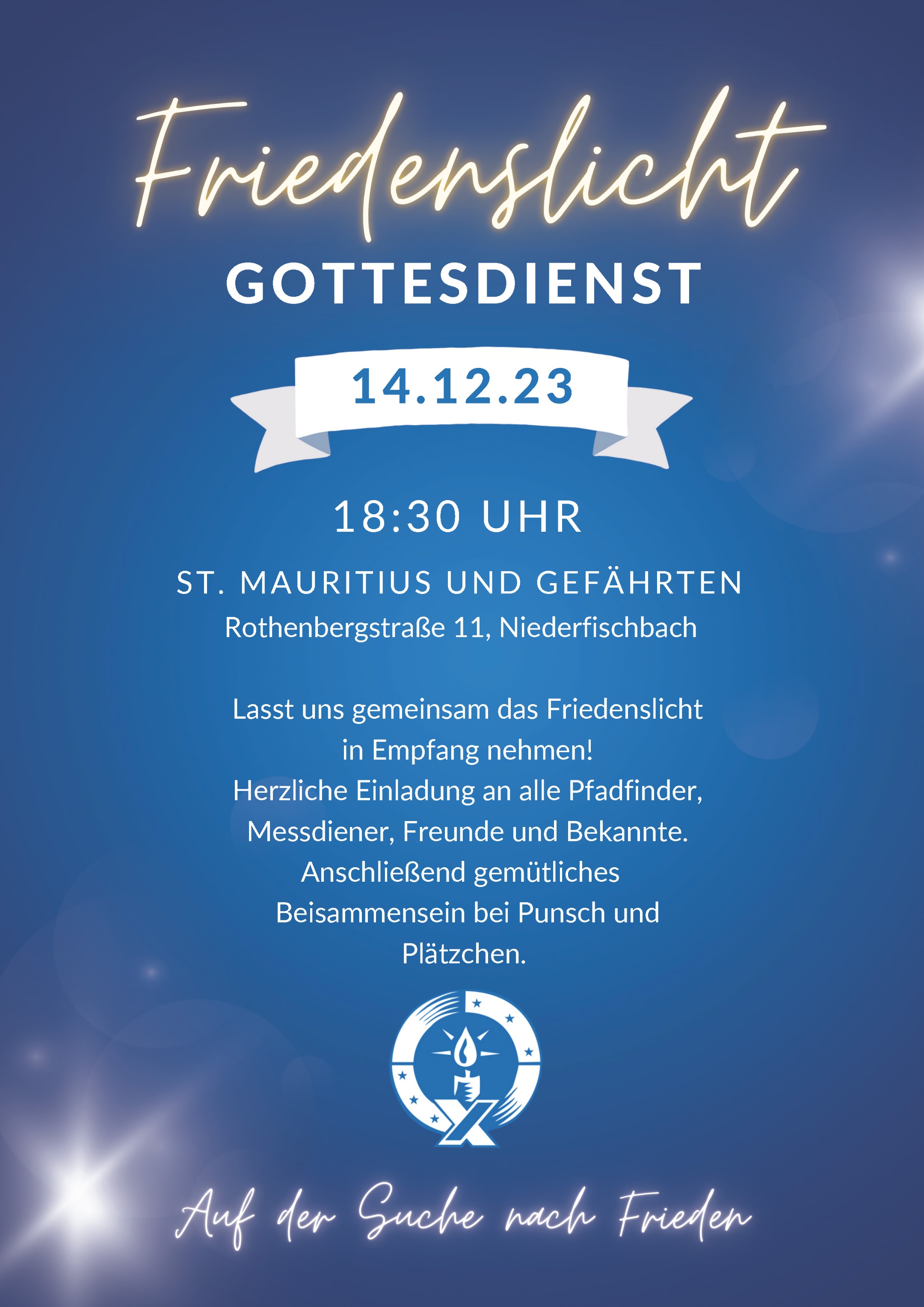 Flyer Friedenslicht 2023