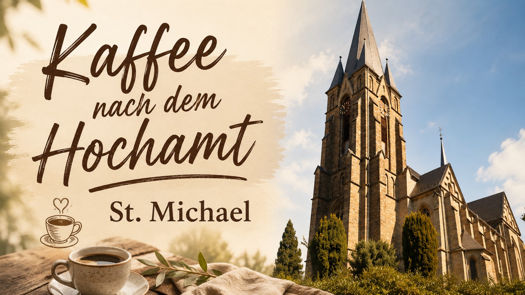 Kaffee in St Michael Kirchen 2