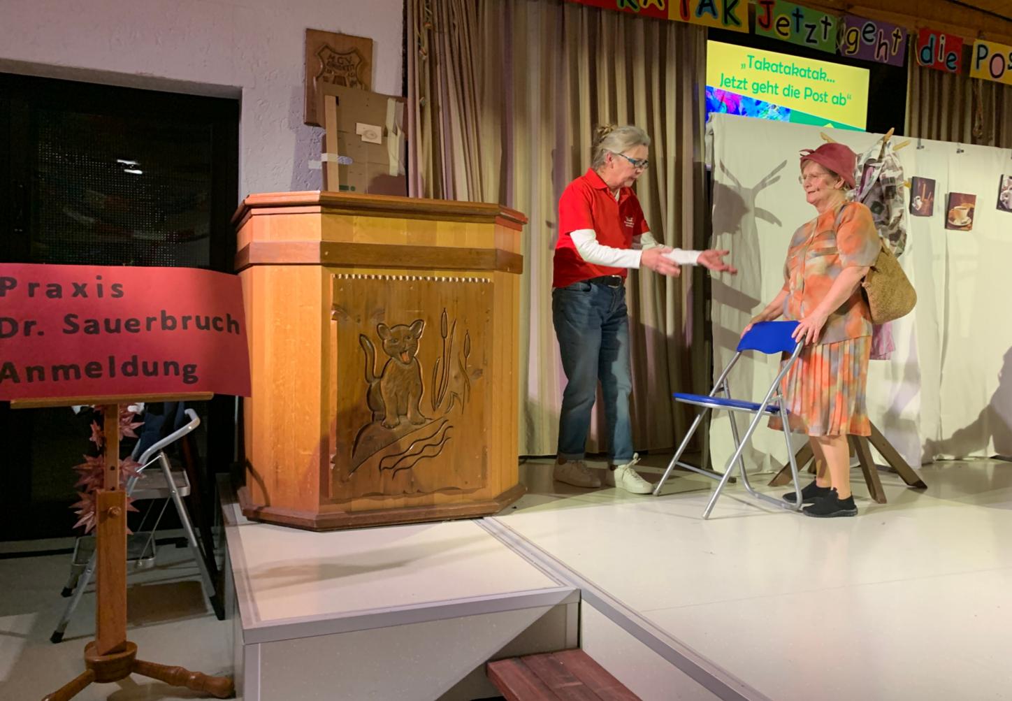 Karnevalsveranstaltung 2025 kfd Kirchen - Der Stuhl