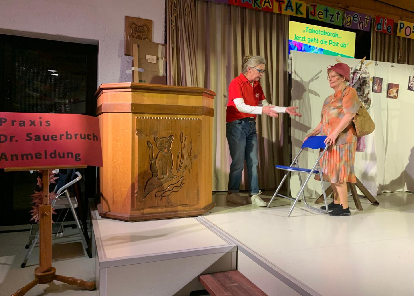 Karnevalsveranstaltung 2025 kfd Kirchen - Der Stuhl