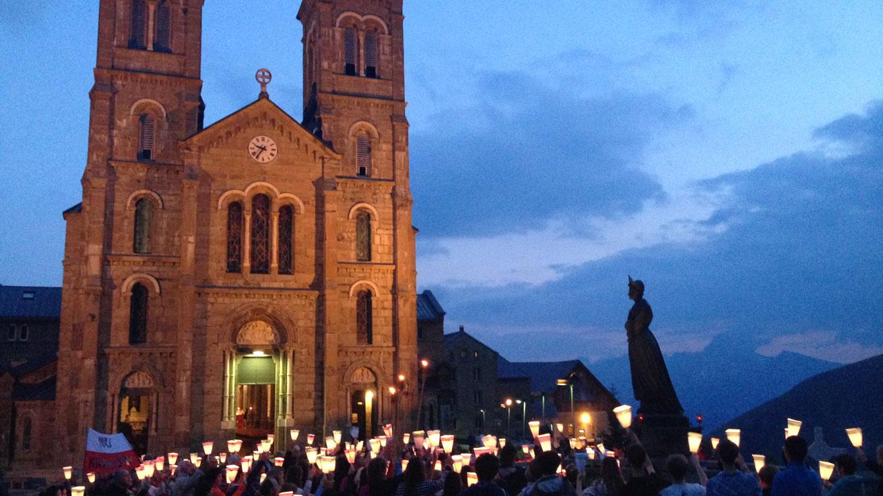 LaSalette Lichterprozession