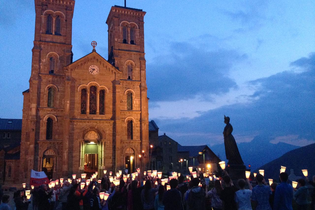 LaSalette Lichterprozession