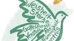 Taube für Firmung